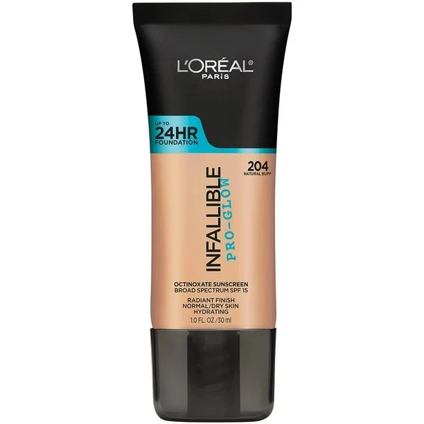 Base de maquillaje infallible pro-glow 24HR foundation L'Oréal Paris