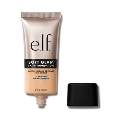 Base de maquillaje satinada de larga duración SOFT GLAM SATIN FOUNDATION E.L.F. COSMETICS