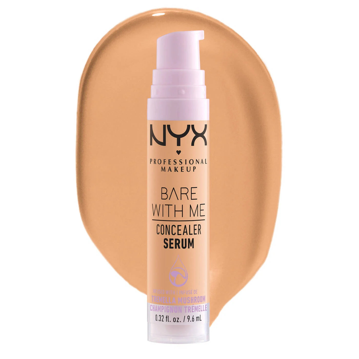 Corrector líquido con serum hidratante BARE WITH ME CONCEALER SERUM NYX